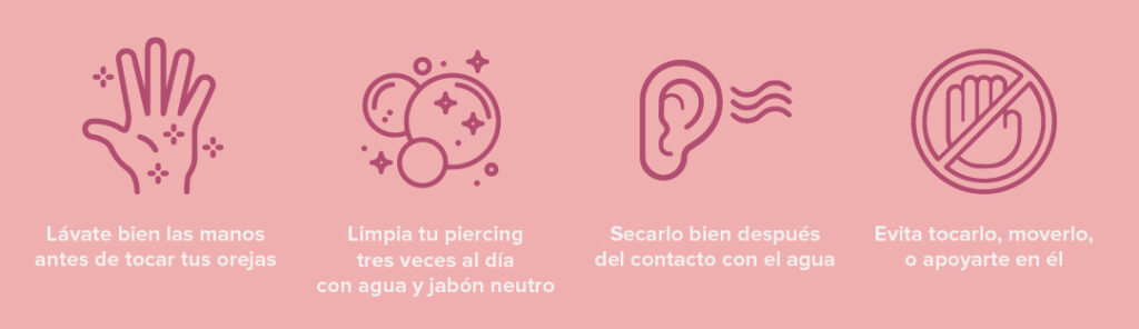 Cómo curar los piercings en la oreja 