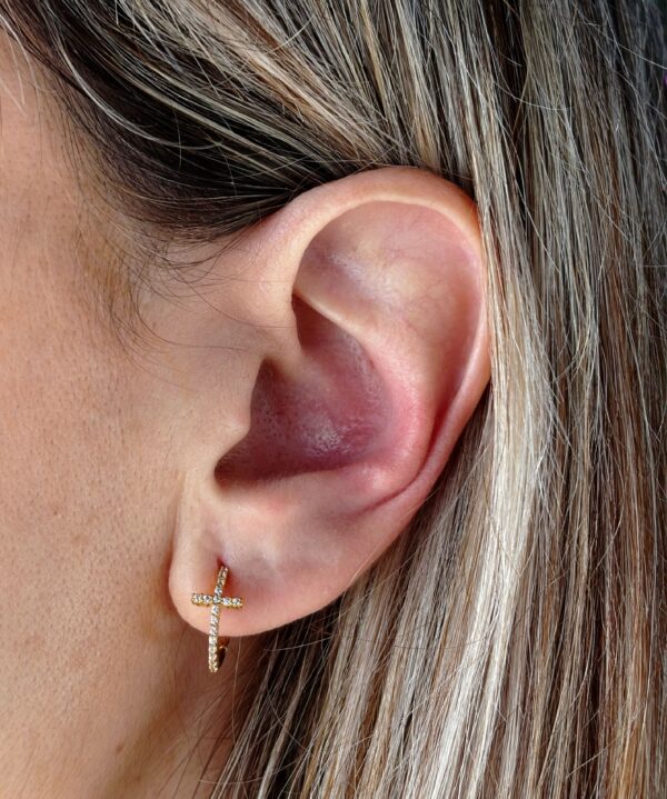 Conch gold cruz brillante