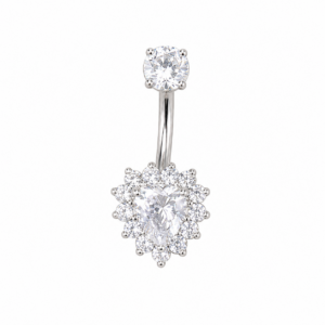 Navel Corazón cristal