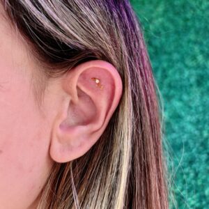 Serpiente con cristal gold