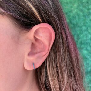 Clicker Glitter mini azul